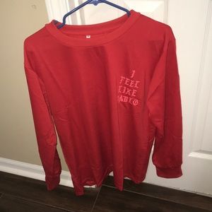 Size medium I feel like Pablo long sleeve